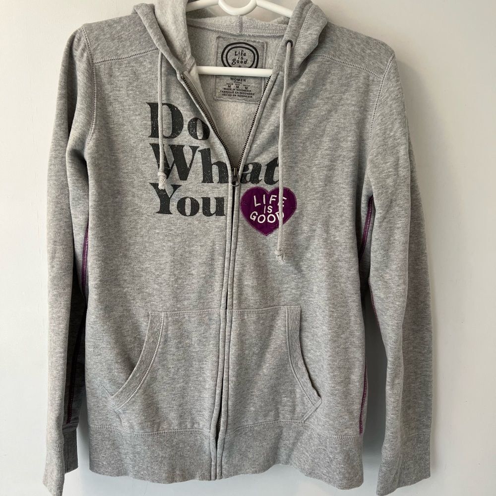 Life is Good Fleece Hoodie